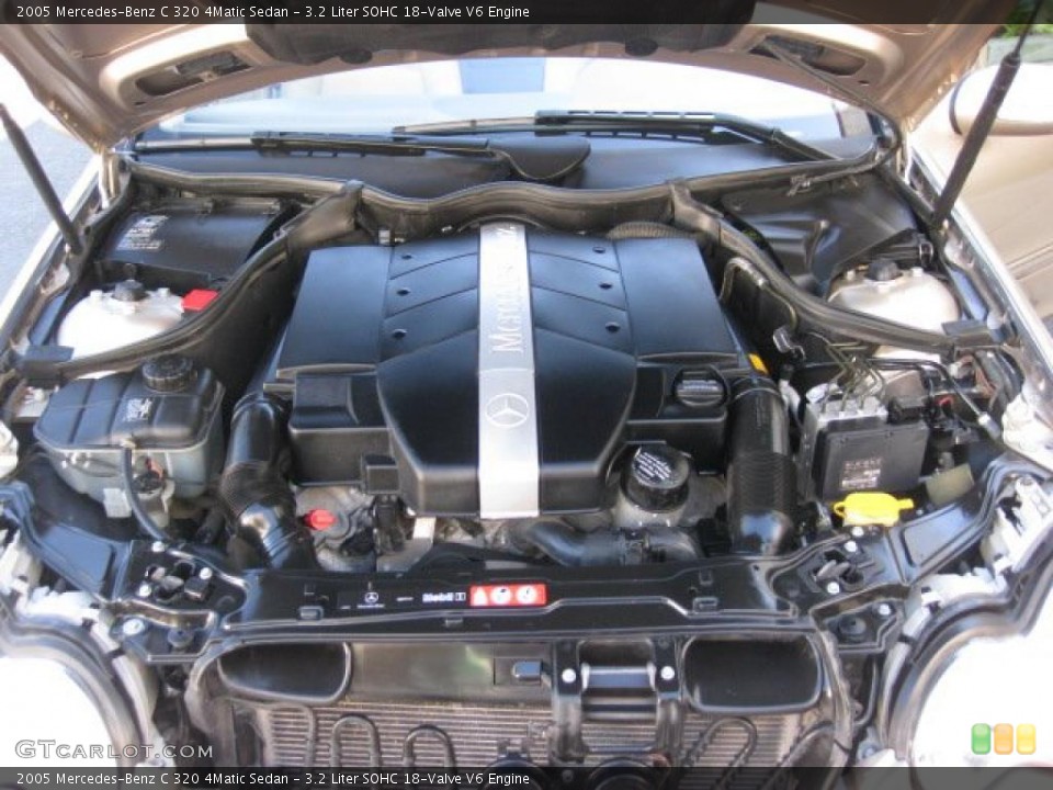 3.2 Liter SOHC 18-Valve V6 Engine for the 2005 Mercedes-Benz C #39807960