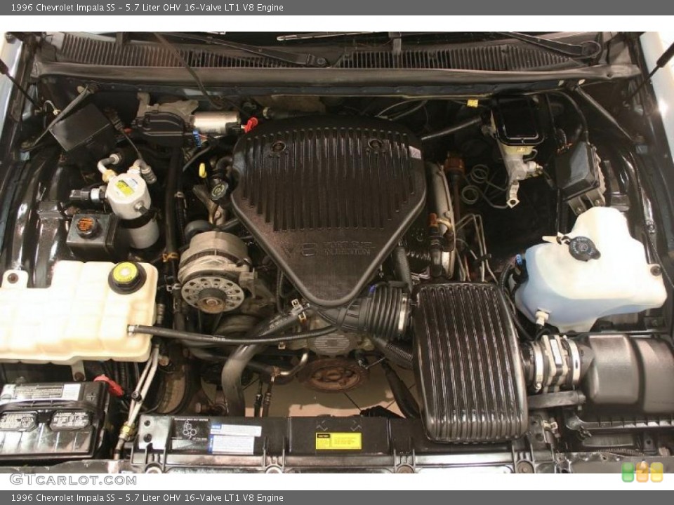 5.7 Liter OHV 16-Valve LT1 V8 Engine for the 1996 Chevrolet Impala #39812075