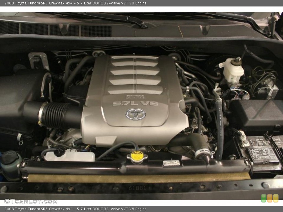 5.7 Liter DOHC 32-Valve VVT V8 Engine for the 2008 Toyota Tundra #39812875