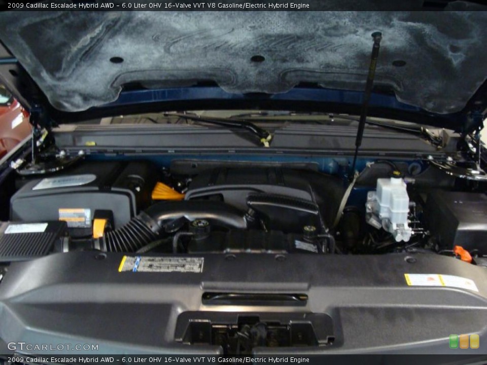 6.0 Liter OHV 16-Valve VVT V8 Gasoline/Electric Hybrid Engine for the 2009 Cadillac Escalade #39816508