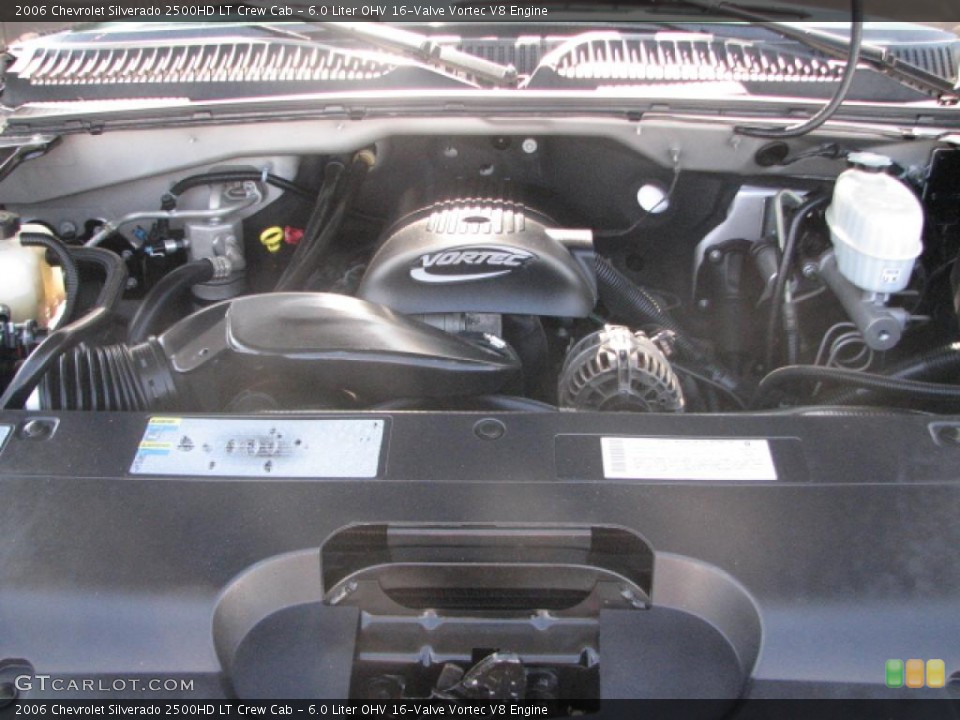 6.0 Liter OHV 16-Valve Vortec V8 Engine for the 2006 Chevrolet Silverado 2500HD #39820144