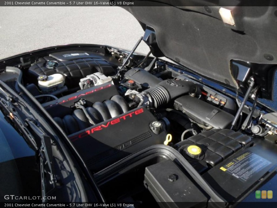5.7 Liter OHV 16-Valve LS1 V8 Engine for the 2001 Chevrolet Corvette #39823150
