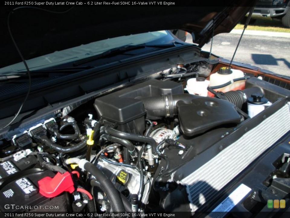 6.2 Liter Flex-Fuel SOHC 16-Valve VVT V8 Engine for the 2011 Ford F250 Super Duty #39823450