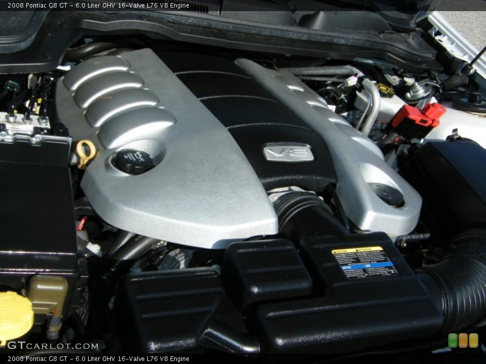 6.0 Liter OHV 16-Valve L76 V8 Engine for the 2008 Pontiac G8 #39827890