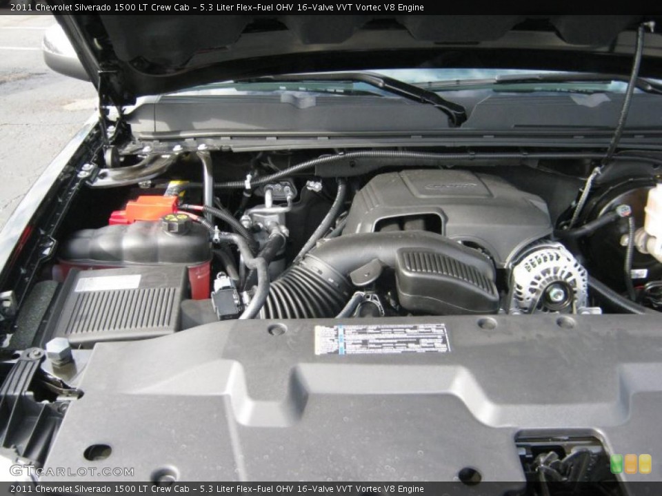5.3 Liter Flex-Fuel OHV 16-Valve VVT Vortec V8 Engine for the 2011 Chevrolet Silverado 1500 #39830851