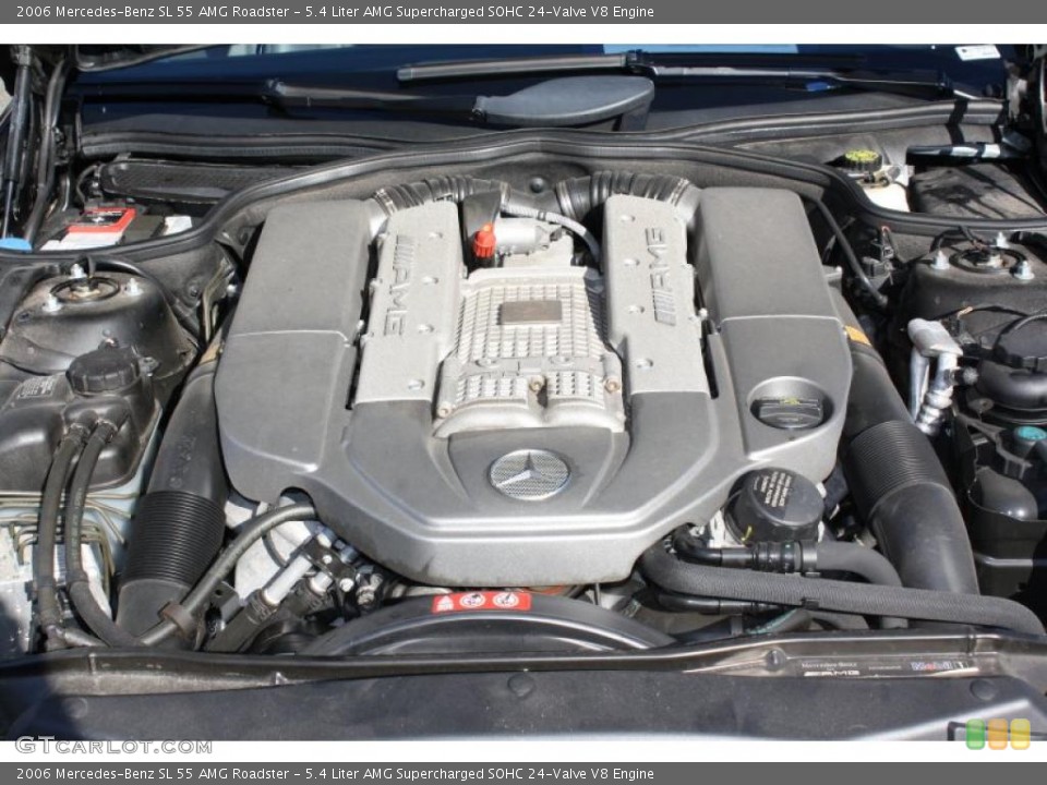 5.4 Liter AMG Supercharged SOHC 24-Valve V8 Engine for the 2006 Mercedes-Benz SL #39838749