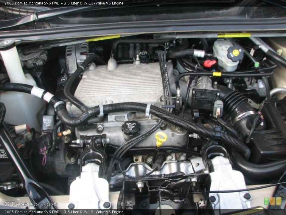 3.5 Liter OHV 12-Valve V6 Engine for the 2005 Pontiac Montana SV6 #39843174