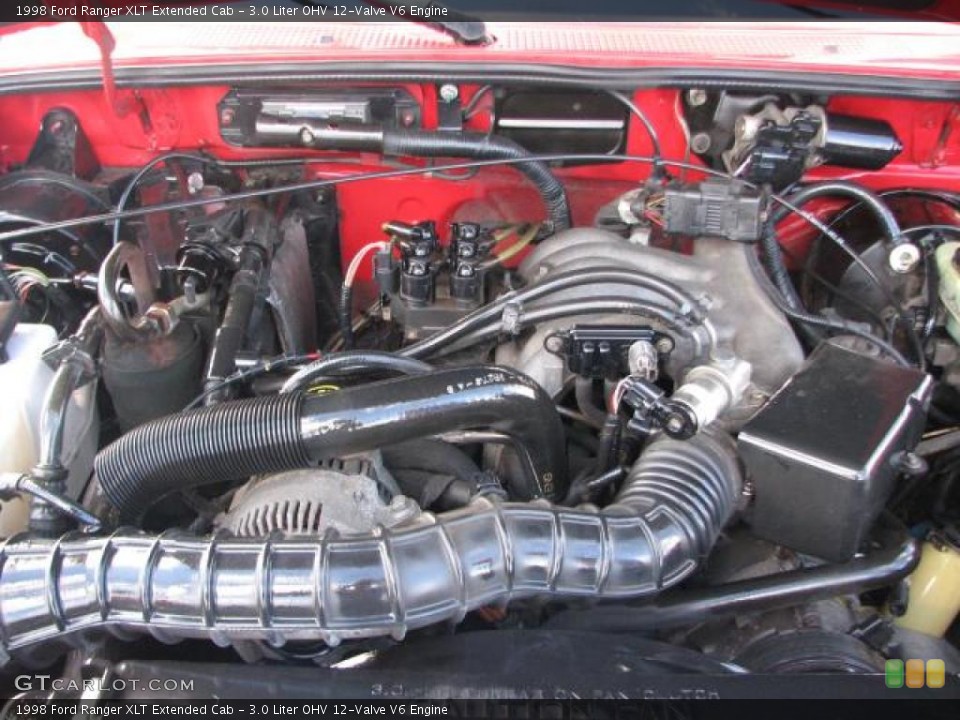 3.0 Liter OHV 12-Valve V6 Engine for the 1998 Ford Ranger #39844062
