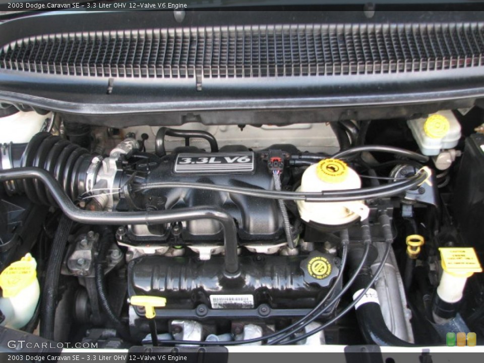 3.3 Liter OHV 12-Valve V6 Engine for the 2003 Dodge Caravan #39845022