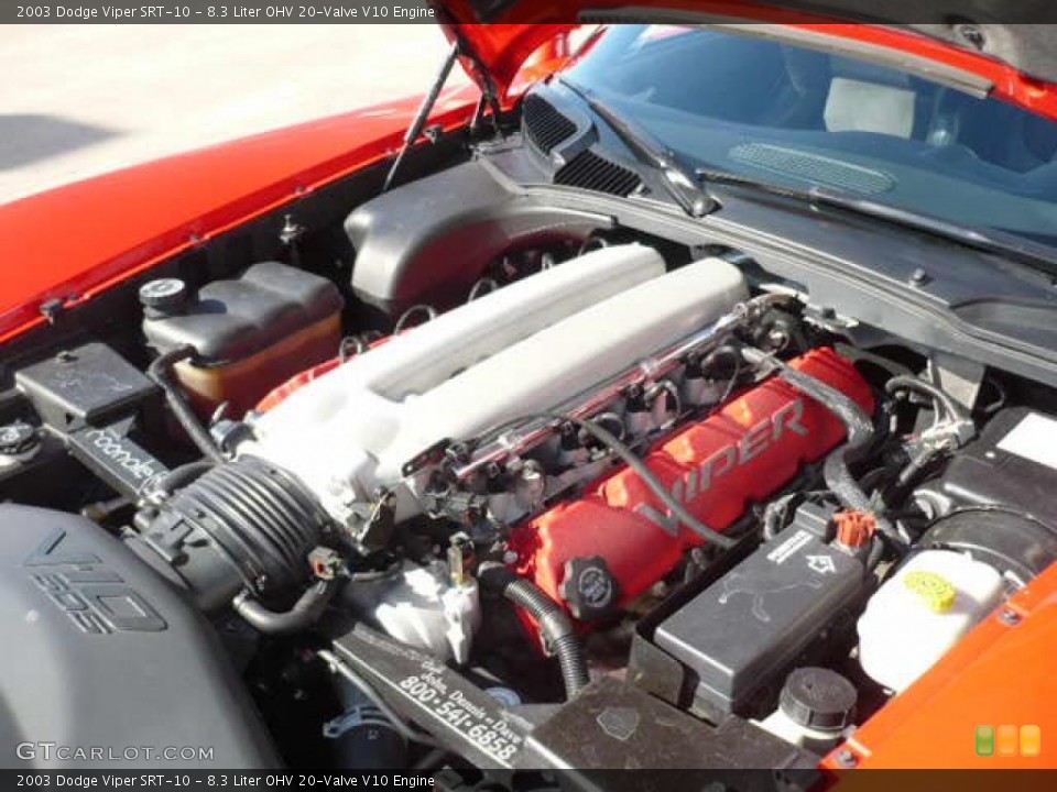 8.3 Liter OHV 20-Valve V10 Engine for the 2003 Dodge Viper #39845694
