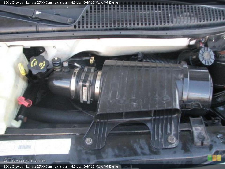 4.3 Liter OHV 12-Valve V6 2001 Chevrolet Express Engine