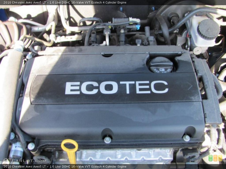 1.6 Liter DOHC 16-Valve VVT Ecotech 4 Cylinder Engine for the 2010 Chevrolet Aveo #39851842