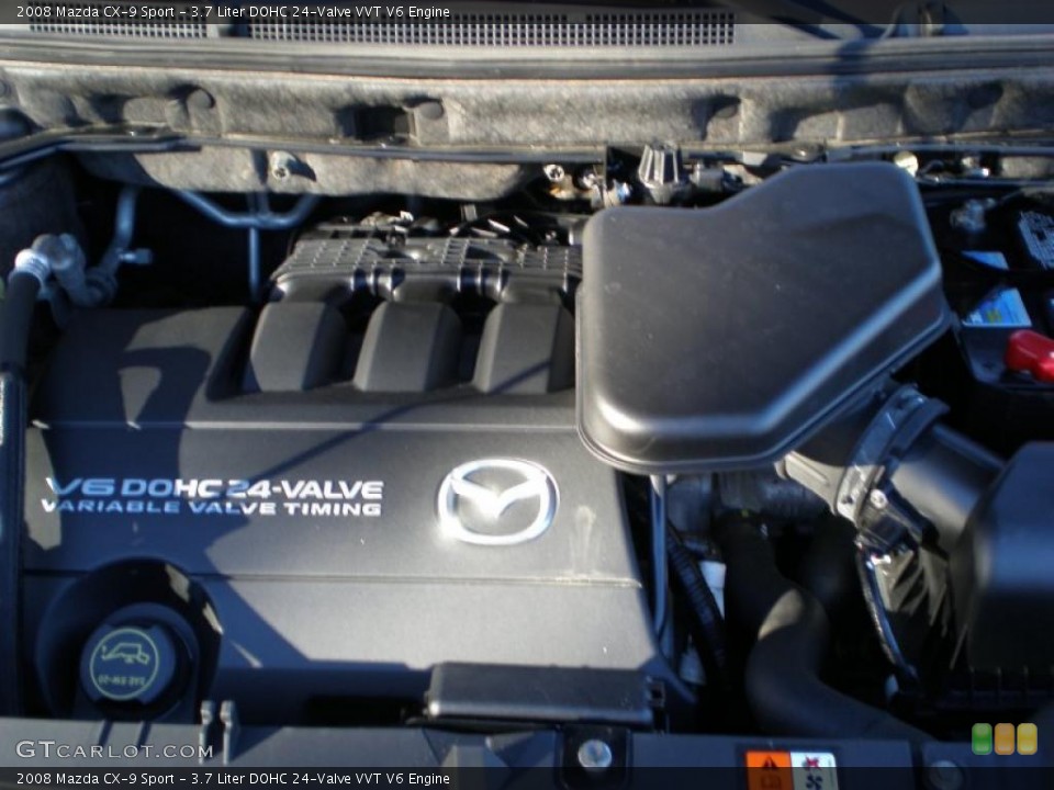 3.7 Liter DOHC 24-Valve VVT V6 Engine for the 2008 Mazda CX-9 #39852006