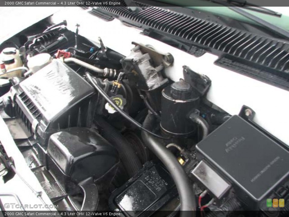 4.3 Liter OHV 12-Valve V6 2000 GMC Safari Engine