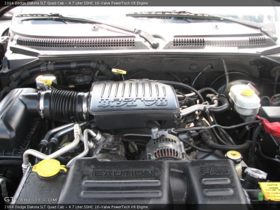 4.7 Liter SOHC 16-Valve PowerTech V8 Engine for the 2004 Dodge Dakota #39854442