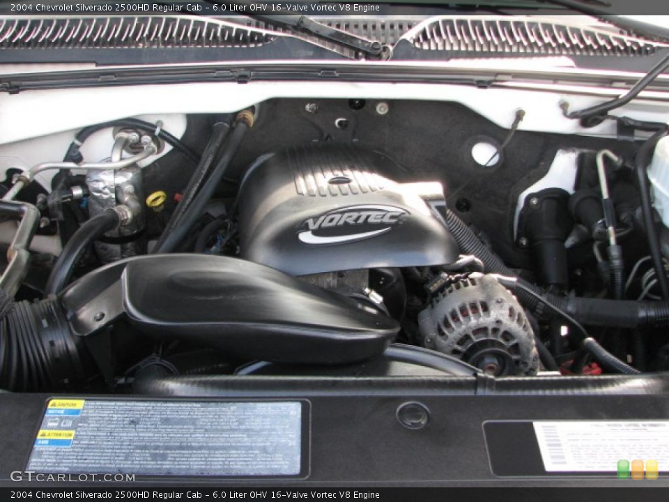 6.0 Liter OHV 16-Valve Vortec V8 Engine for the 2004 Chevrolet Silverado 2500HD #39864199
