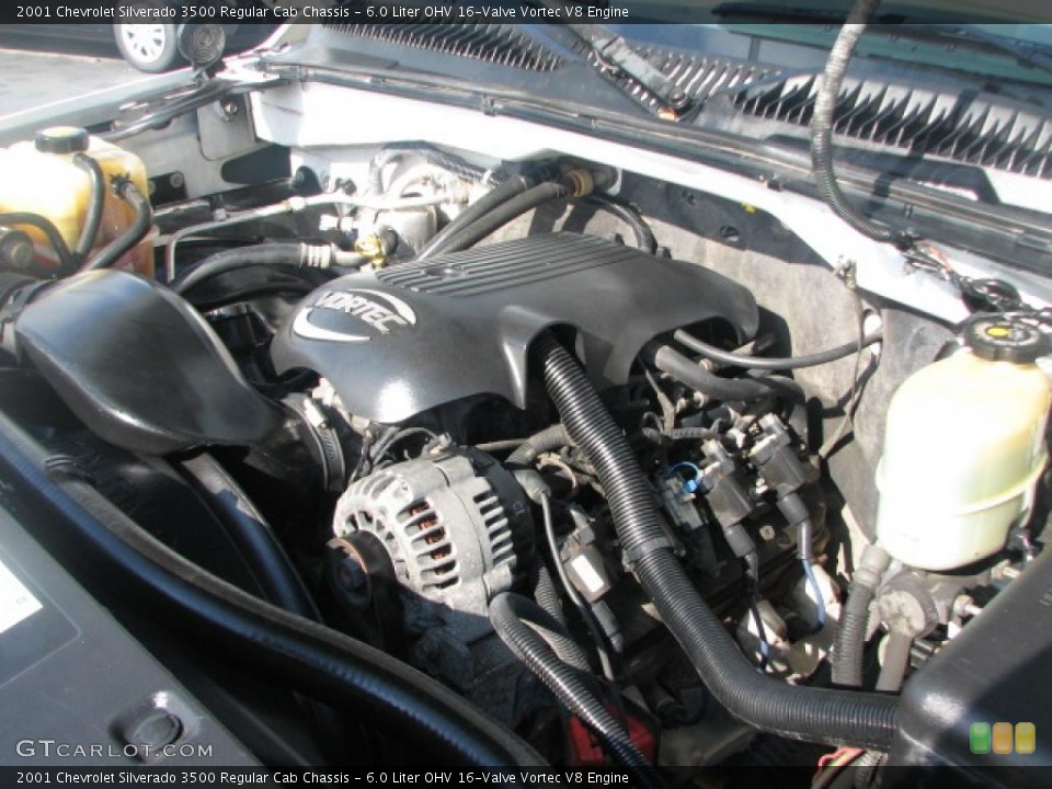 6.0 Liter OHV 16-Valve Vortec V8 Engine for the 2001 Chevrolet Silverado 3500 #39873876