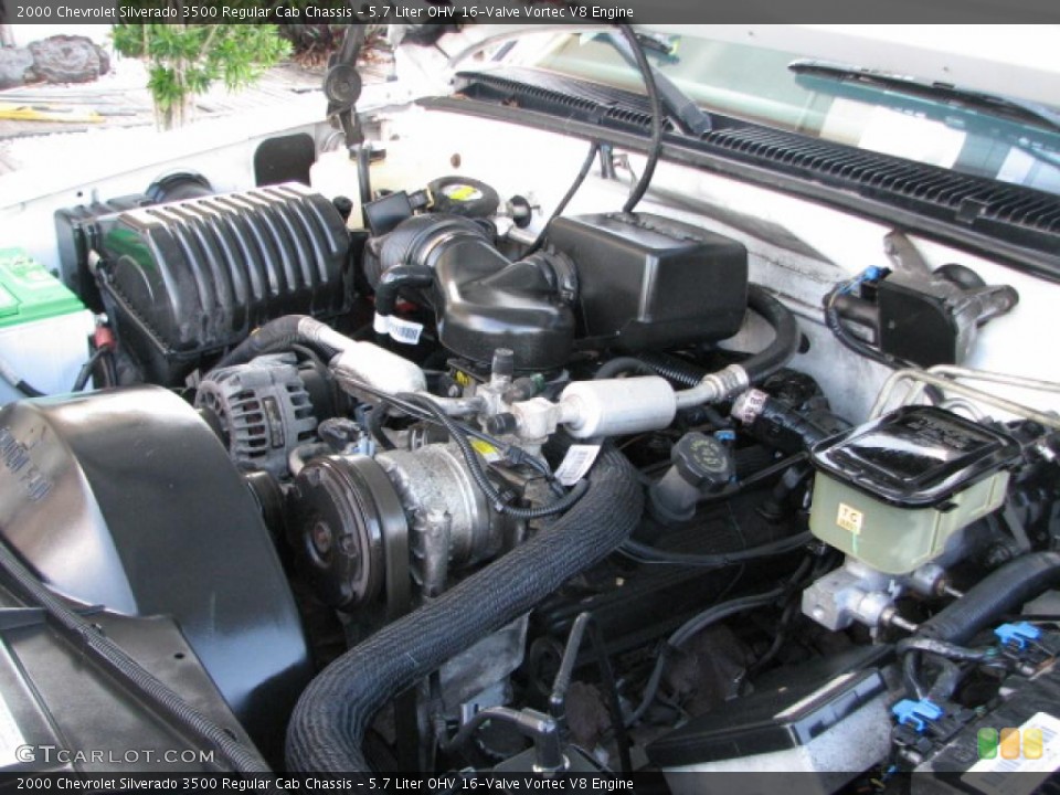5.7 Liter OHV 16-Valve Vortec V8 Engine for the 2000 Chevrolet Silverado 3500 #39874256