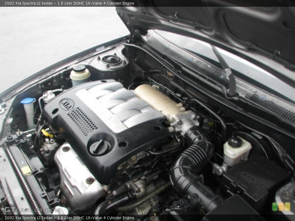 1.8 Liter DOHC 16-Valve 4 Cylinder Engine for the 2002 Kia Spectra #39876583