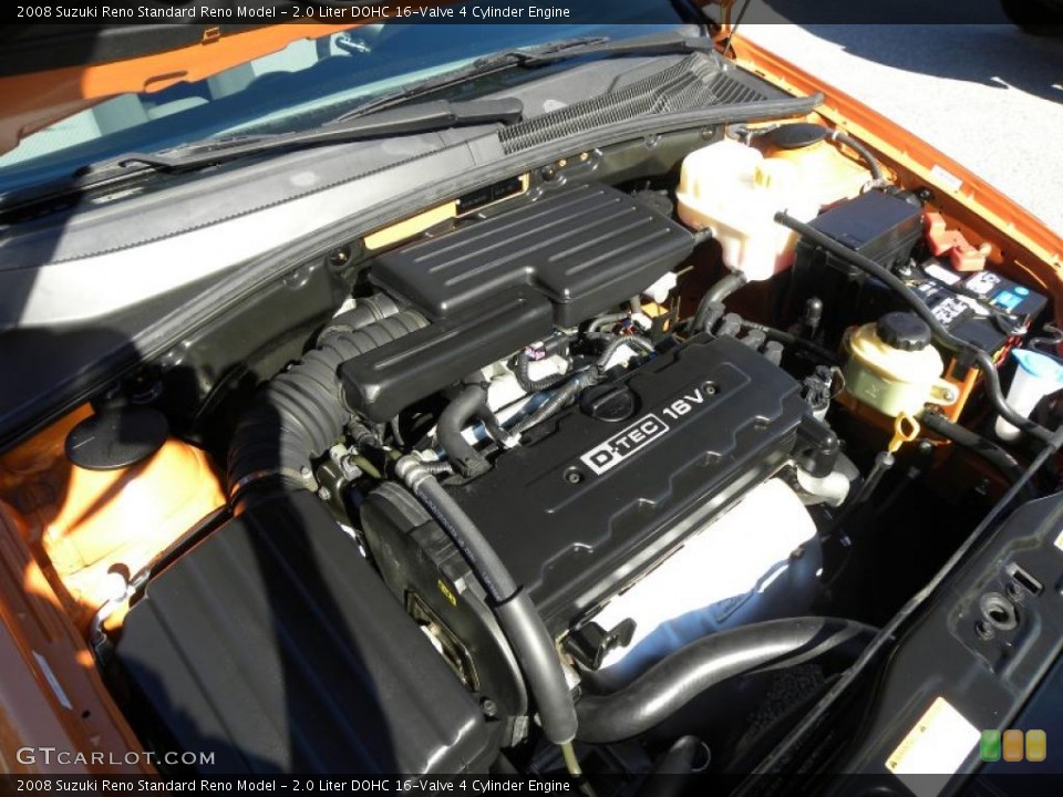 2.0 Liter DOHC 16-Valve 4 Cylinder Engine for the 2008 Suzuki Reno #39878347