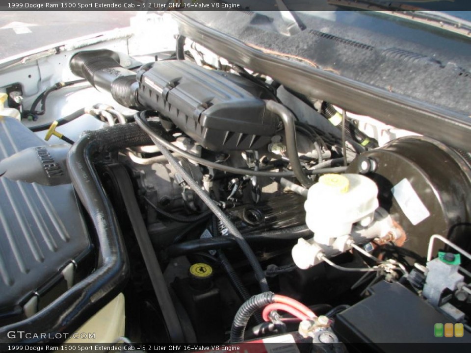 5.2 Liter OHV 16-Valve V8 Engine for the 1999 Dodge Ram 1500 #39879815