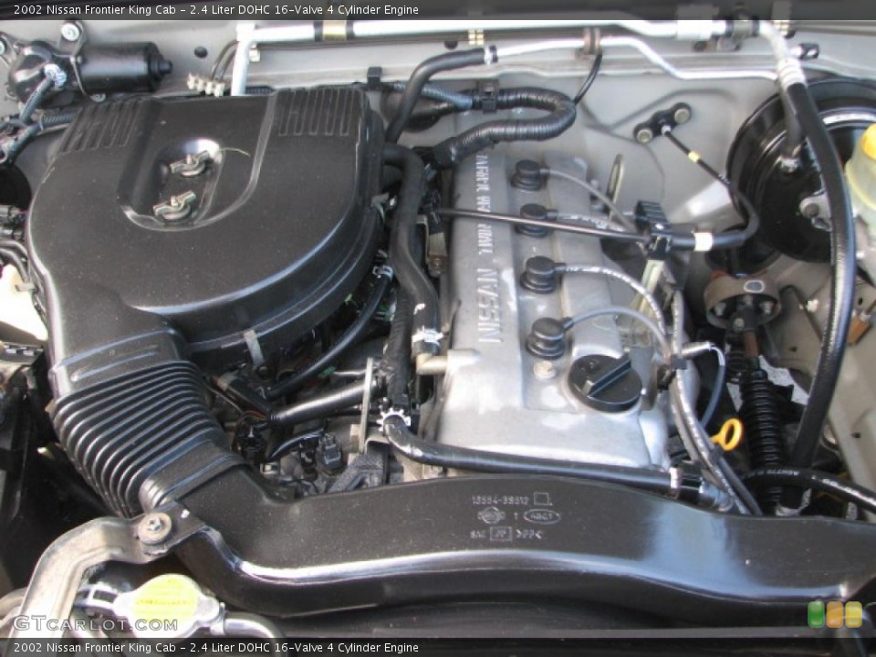 2.4 Liter DOHC 16-Valve 4 Cylinder 2002 Nissan Frontier Engine