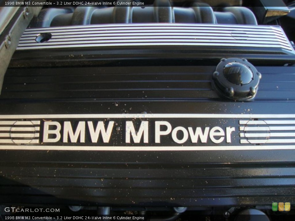 3.2 Liter DOHC 24-Valve Inline 6 Cylinder Engine for the 1998 BMW M3 #39883868