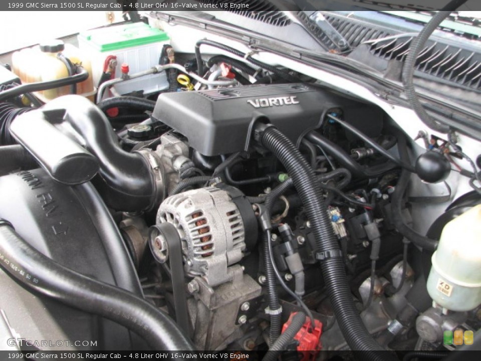 4.8 Liter OHV 16-Valve Vortec V8 Engine for the 1999 GMC Sierra 1500 #39886108