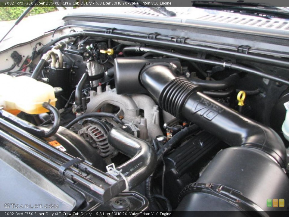 6.8 Liter SOHC 20-Valve Triton V10 Engine for the 2002 Ford F350 Super Duty #39886340