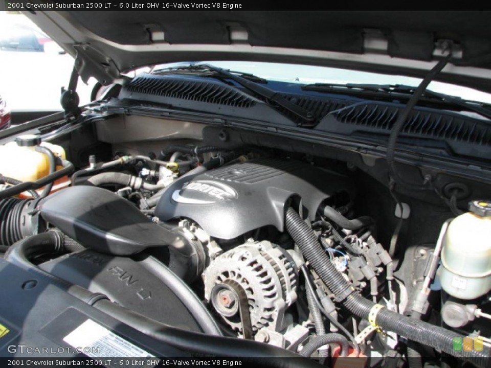 6.0 Liter OHV 16-Valve Vortec V8 Engine for the 2001 Chevrolet Suburban #39887668