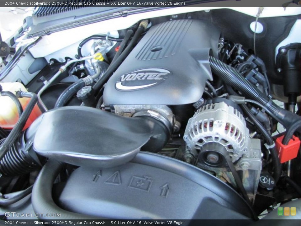 6.0 Liter OHV 16-Valve Vortec V8 Engine for the 2004 Chevrolet Silverado 2500HD #39904411