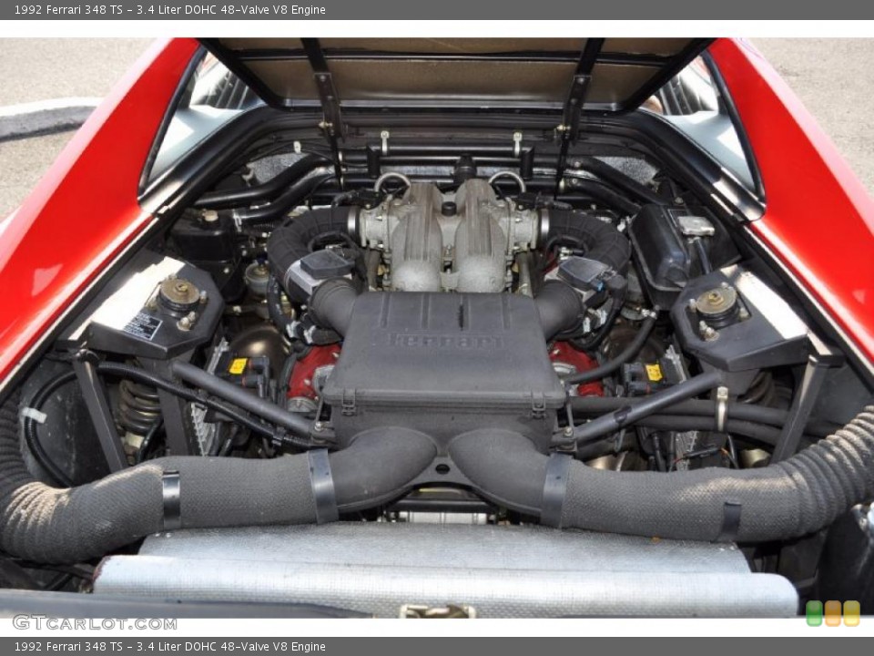 3.4 Liter DOHC 48-Valve V8 Engine for the 1992 Ferrari 348 #39904519