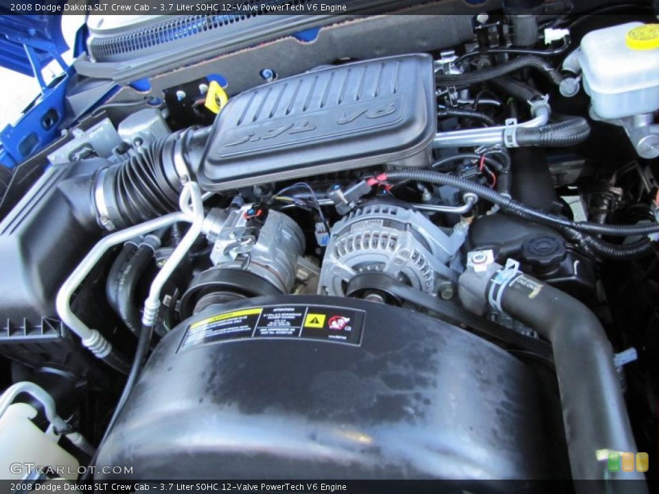 3.7 Liter SOHC 12-Valve PowerTech V6 Engine for the 2008 Dodge Dakota #39904887