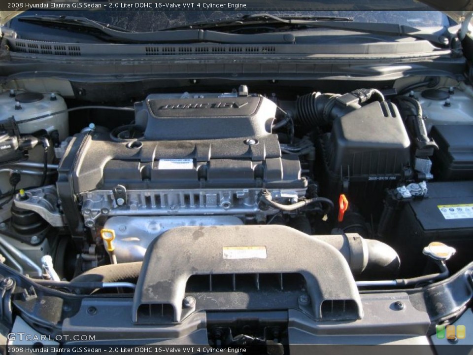 2.0 Liter DOHC 16-Valve VVT 4 Cylinder Engine for the 2008 Hyundai Elantra #39907787