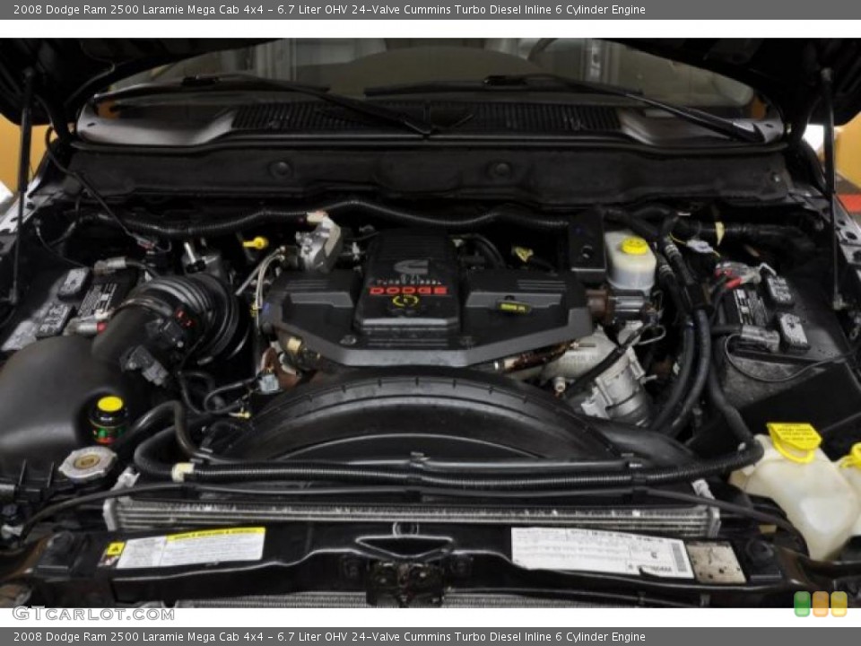 6.7 Liter OHV 24-Valve Cummins Turbo Diesel Inline 6 Cylinder Engine for the 2008 Dodge Ram 2500 #39910891