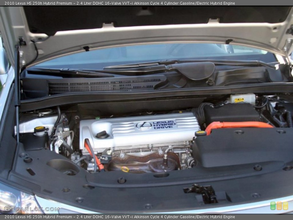 2.4 Liter DOHC 16-Valve VVT-i Atkinson Cycle 4 Cylinder Gasoline/Electric Hybrid Engine for the 2010 Lexus HS #39915803