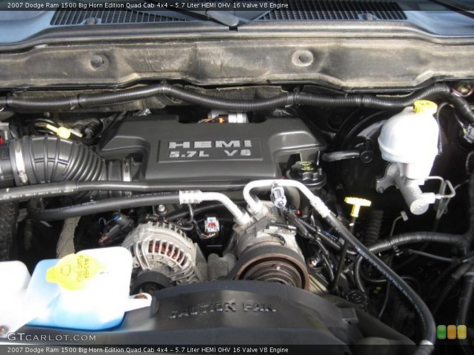 5.7 Liter HEMI OHV 16 Valve V8 Engine for the 2007 Dodge Ram 1500 #39918247
