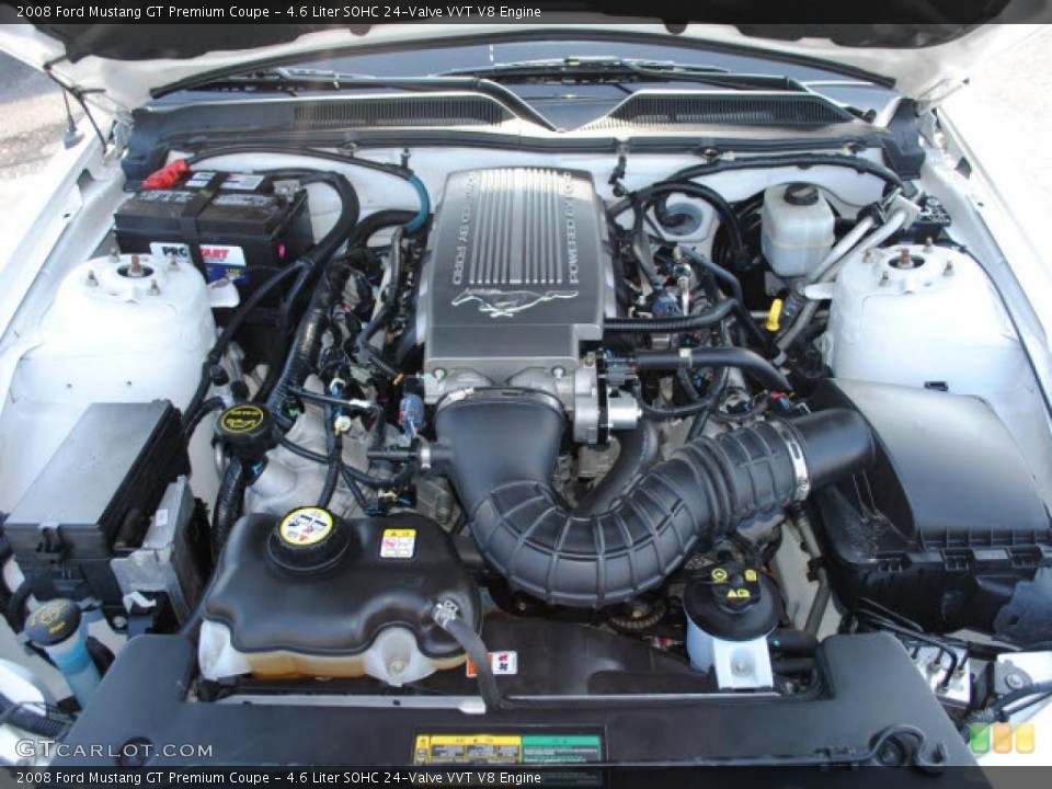 4.6 Liter SOHC 24-Valve VVT V8 Engine for the 2008 Ford Mustang #39921499