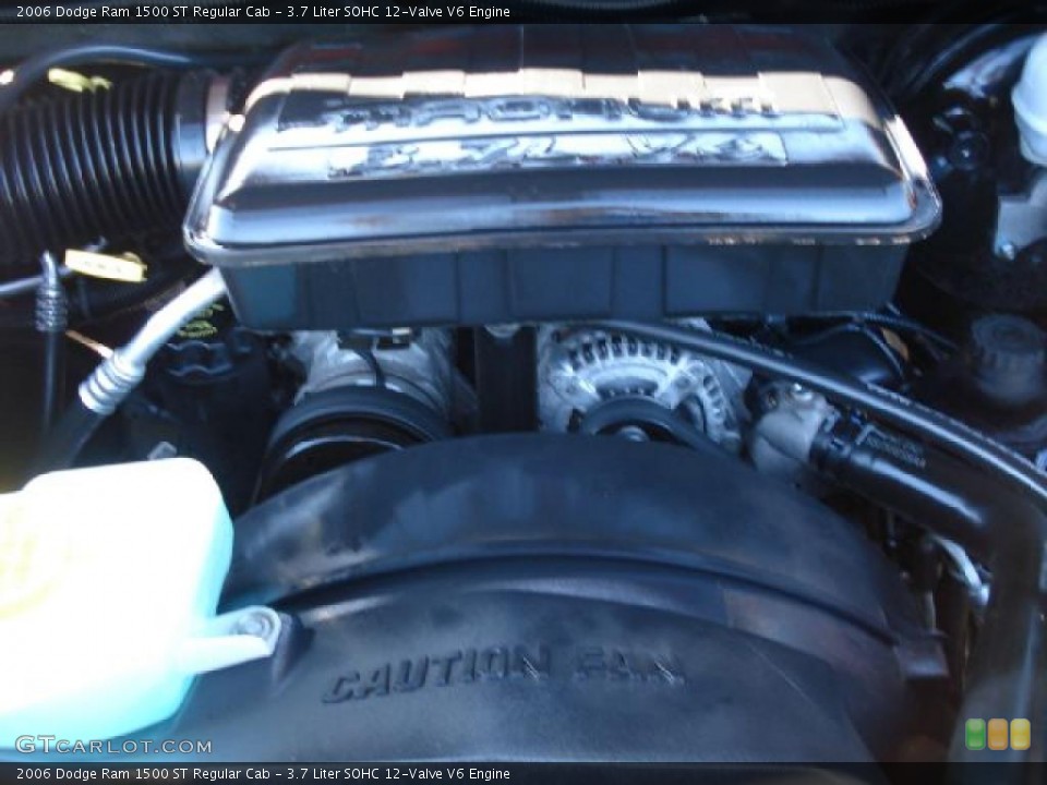 3.7 Liter SOHC 12-Valve V6 Engine for the 2006 Dodge Ram 1500 #39921667