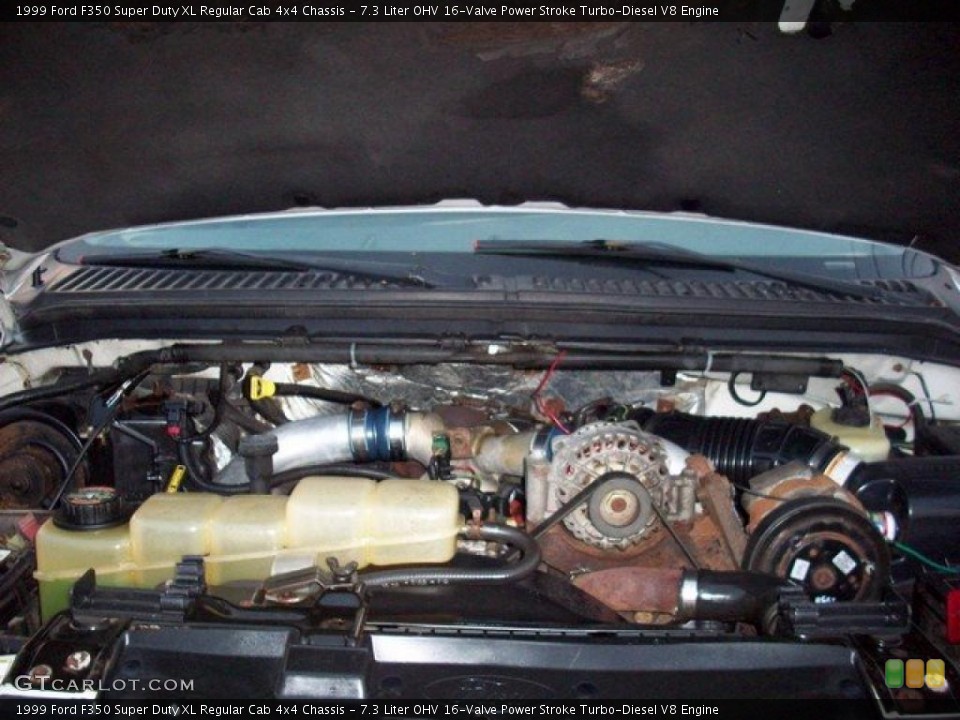 7.3 Liter OHV 16-Valve Power Stroke Turbo-Diesel V8 Engine for the 1999 Ford F350 Super Duty #39923271