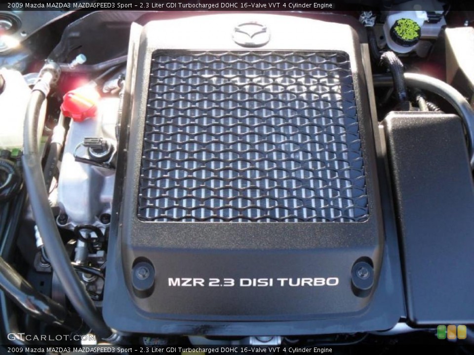 2.3 Liter GDI Turbocharged DOHC 16-Valve VVT 4 Cylinder Engine for the 2009 Mazda MAZDA3 #39929416
