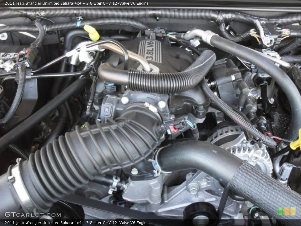3.8 Liter OHV 12-Valve V6 Engine for the 2011 Jeep Wrangler Unlimited #39930916