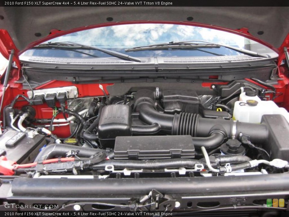 5.4 Liter Flex-Fuel SOHC 24-Valve VVT Triton V8 Engine for the 2010 Ford F150 #39933876