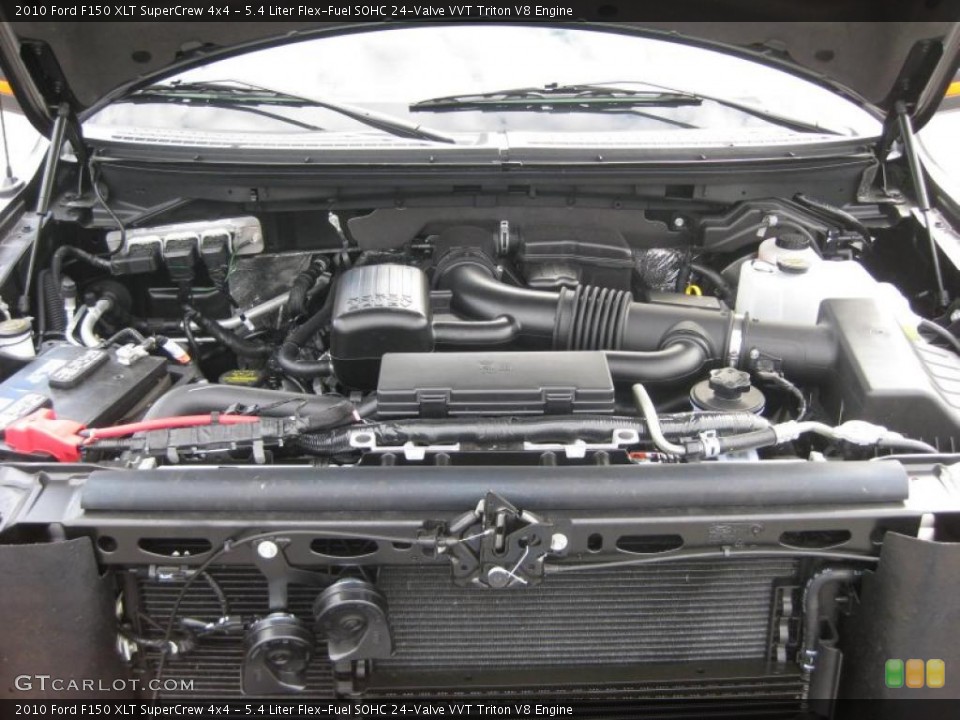 5.4 Liter Flex-Fuel SOHC 24-Valve VVT Triton V8 Engine for the 2010 Ford F150 #39934356