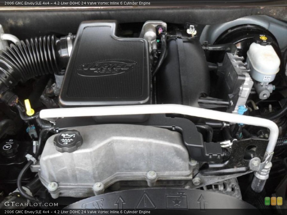 4.2 Liter DOHC 24 Valve Vortec Inline 6 Cylinder Engine for the 2006 GMC Envoy #39936652