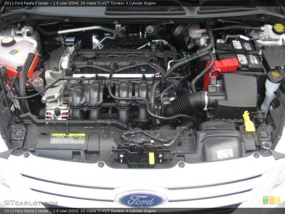 1.6 Liter DOHC 16-Valve Ti-VCT Duratec 4 Cylinder Engine for the 2011 Ford Fiesta #39937264