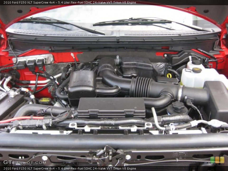 5.4 Liter Flex-Fuel SOHC 24-Valve VVT Triton V8 Engine for the 2010 Ford F150 #39940122