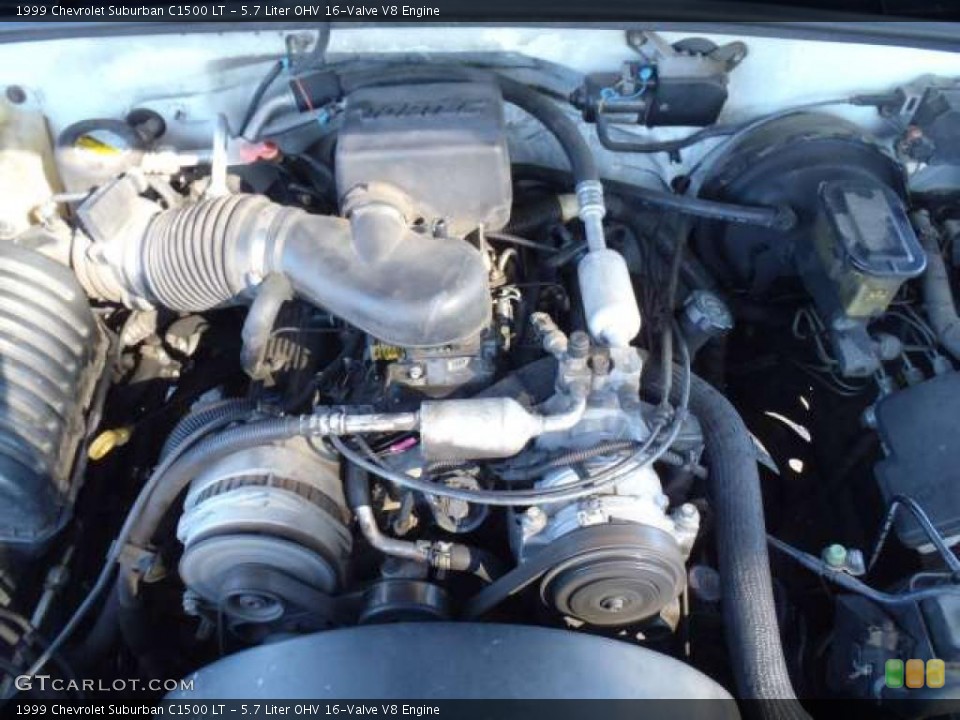 5.7 Liter OHV 16-Valve V8 Engine for the 1999 Chevrolet Suburban #39945582