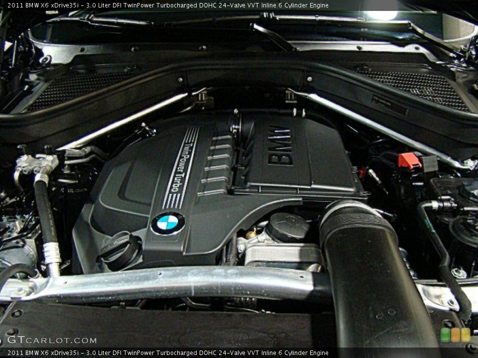 3.0 Liter DFI TwinPower Turbocharged DOHC 24-Valve VVT Inline 6 Cylinder Engine for the 2011 BMW X6 #39952246