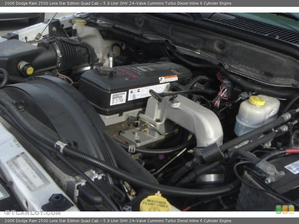 5.9 Liter OHV 24-Valve Cummins Turbo Diesel Inline 6 Cylinder Engine for the 2006 Dodge Ram 2500 #39962726